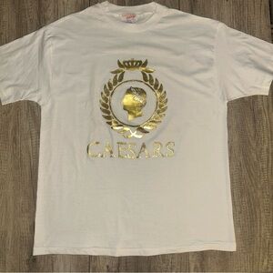 Vintage 90s Single Stitch Caesars Exclusively T-shirt Adults Size XL